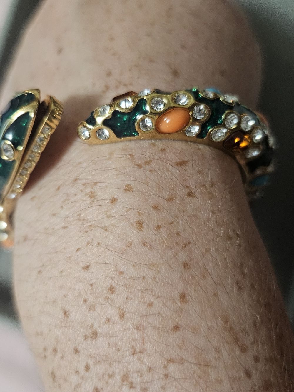 Kenneth Jay Lane Snake Hinge Bracelet - Picture 4 of 9